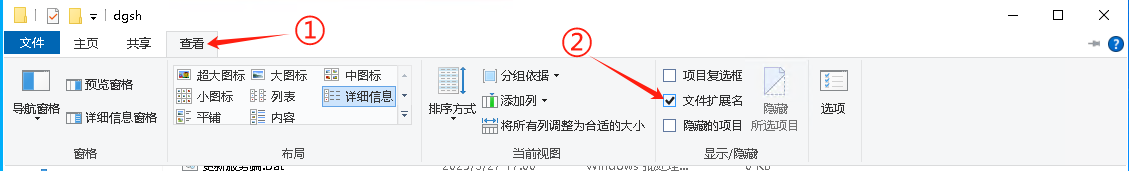 Windows系统查看文件扩展名教程