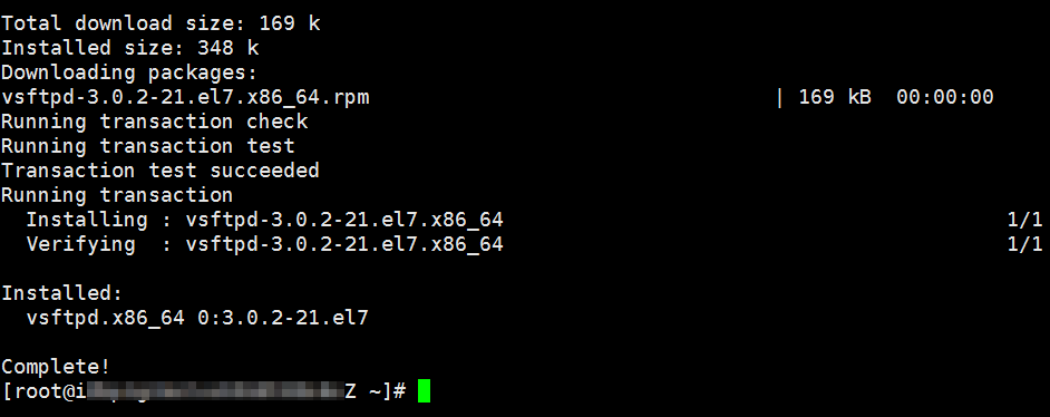 vsftpd安装配置，手动搭建FTP站点（CentOS 7）