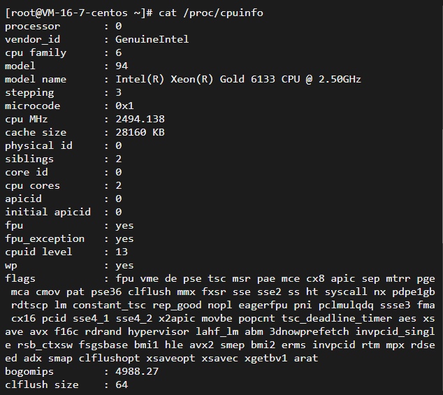 Linux怎么查看CPU信息？Linux查看CPU信息命令